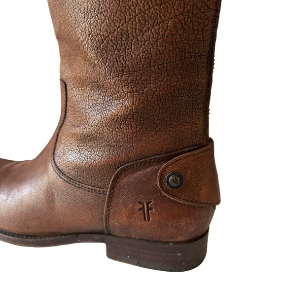 Frye Melissa Button Back Zip Tall Riding Boots - Picture 4 of 7